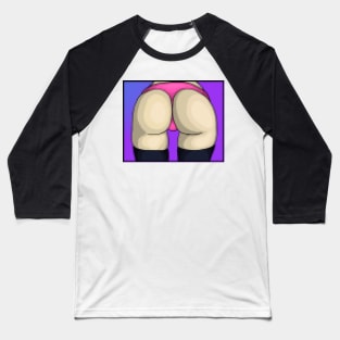 Pixel Art Butt Baseball T-Shirt